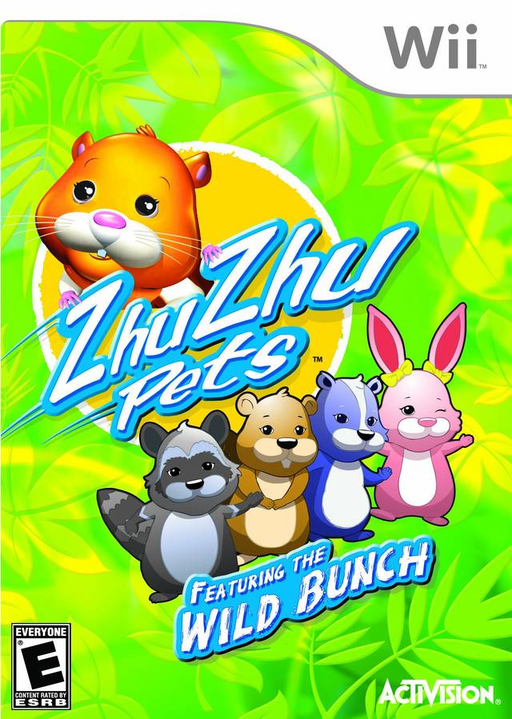 ZhuZhu Pets: Wild Bunch box art for Wii